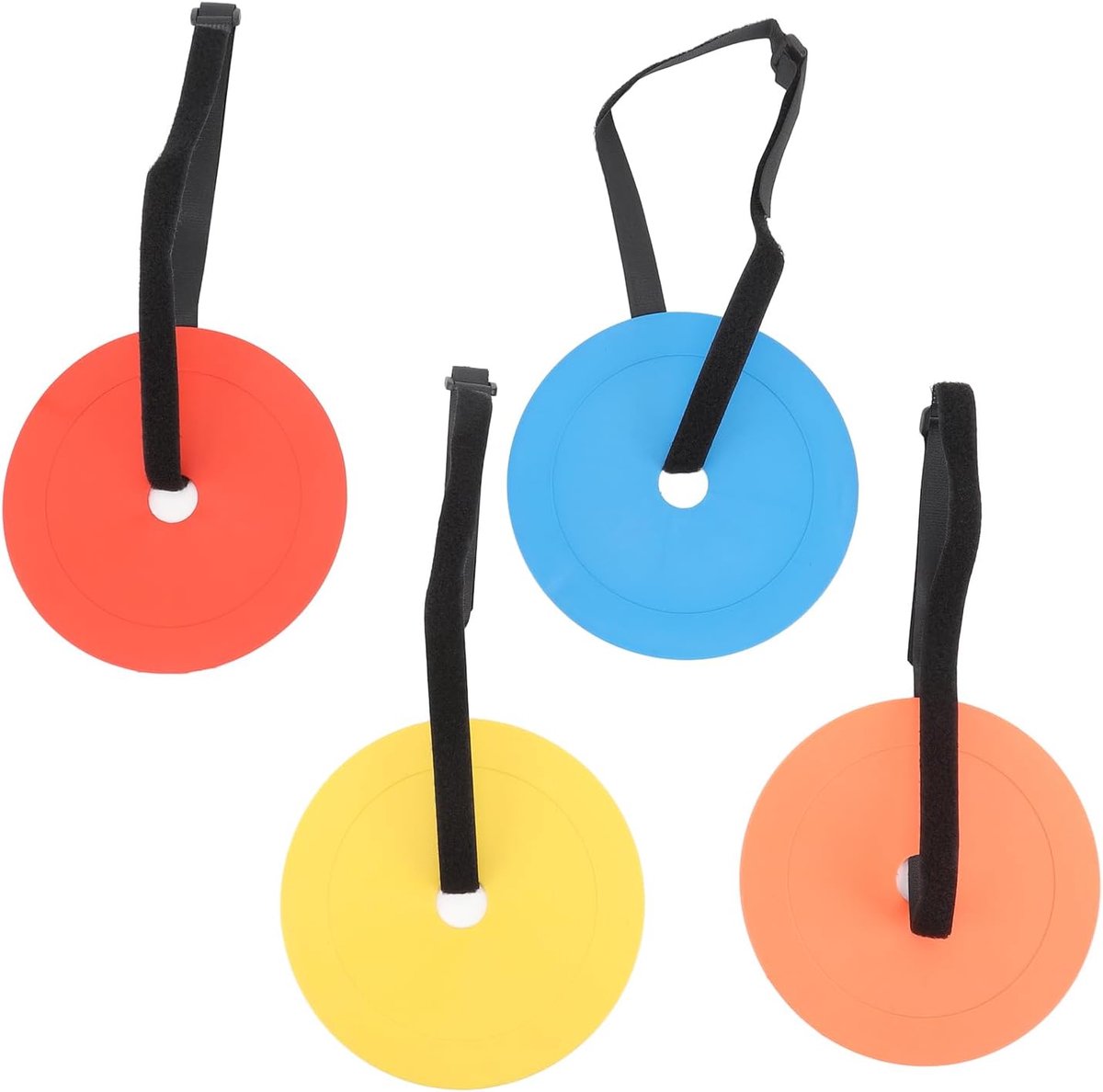 Dailygoods- Doelschijven Verstelbaar - Trainingsdoelschijven - TPE-materiaal - Set van 4 Kleuren - Flexibel en Slijtvast - 60 cm Lengte - Trainingssch