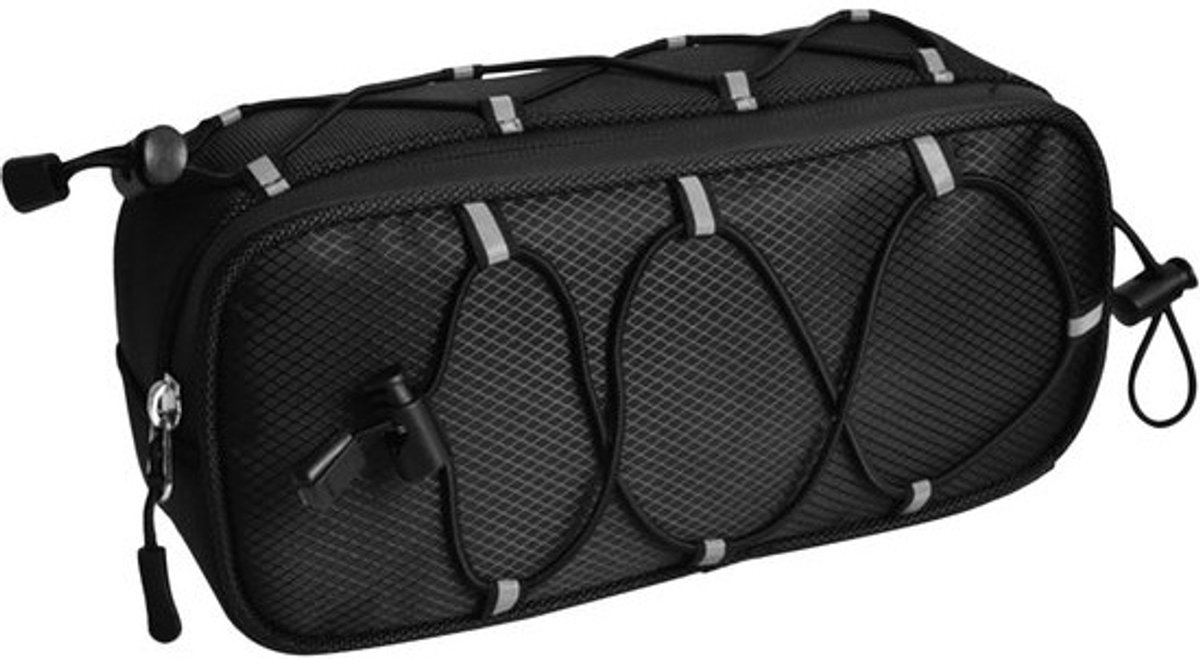 Fietstas Stuurtas - Fiets Opbergtas - Fietsen Onderweg - Waterdicht Reflecterend - 2.1L - Zwart