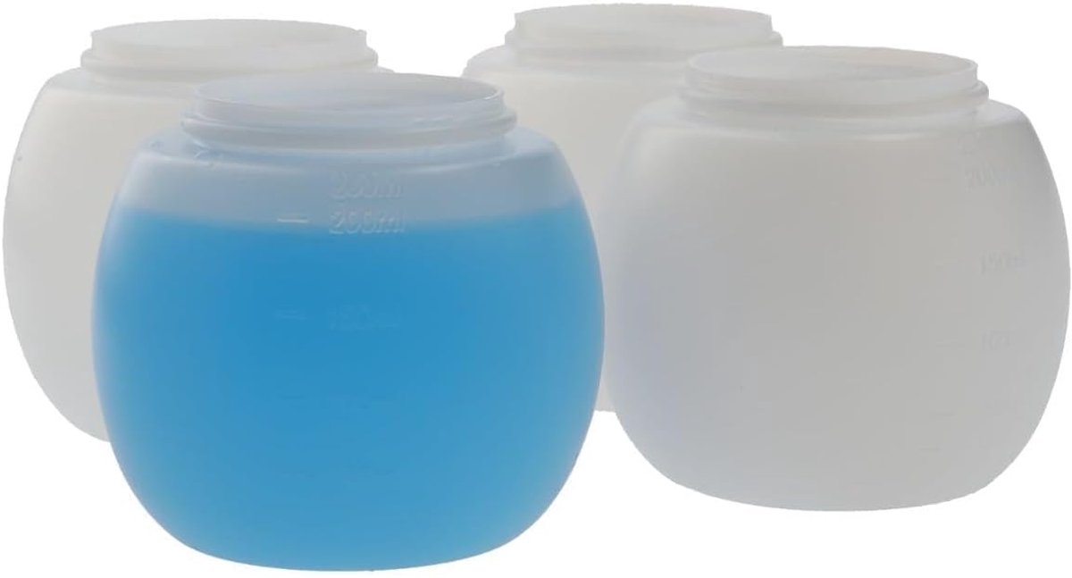 40 x Wasbol 230 ml - Doseerbol Vloeibaar Wasmiddel - Wasbollen voor Wasmachine - BPA Vrij - Niet Breekbaar - Wasbol tot 65 graden - 40 stuks