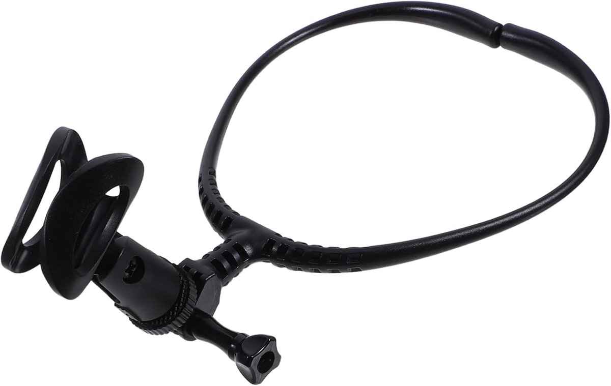 nekmicrofoonhouder voor muzikanten – stabiele microfoonhouder voor tovenaars, podiumaccessoires, illusie gimmick-plezier