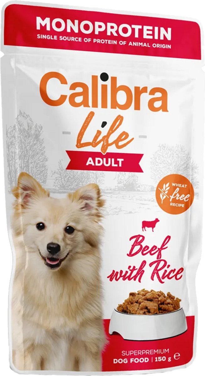 Calibra Dog Life Adult Natvoer - Rund - 10 x 150 gram