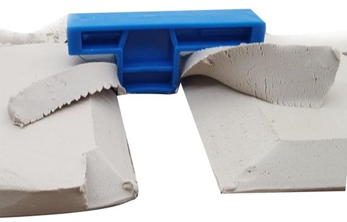 Klei Snijgereedschap - Bevel Cutter - Keramiek Vormgeven - Meerdere Hoekopties - 7 x 2.8 cm - Blauw