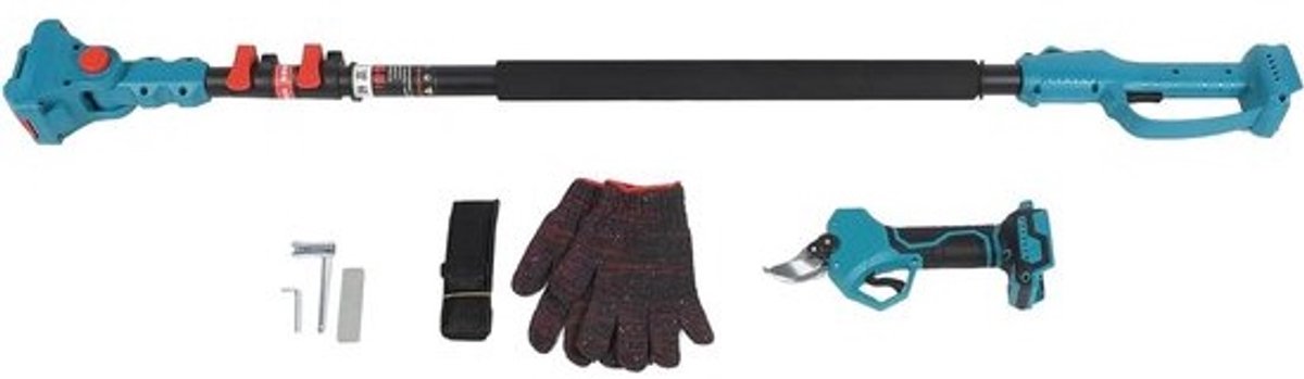 Elektrische Snoeischaar - Draadloze Takkenknipper - Hoge Takken Snoeien - Telescopische Verlengstok - Tot 2.2 Meter