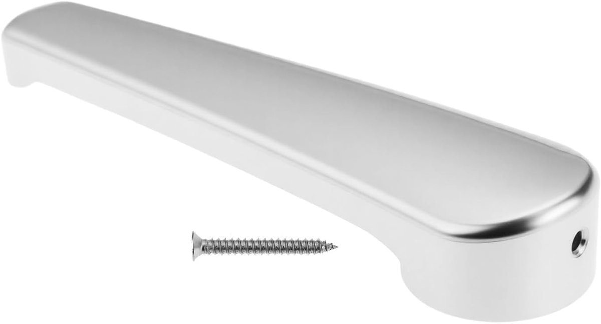 Dailygoods- Badkamerdeurknop 144mm - Deurkruk - Vergrendeling - Zilver - Geschikt voor Caravan/Motorhome - Roestbestendig - Deurklink