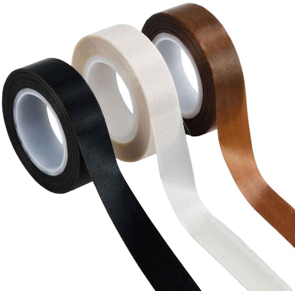3 Rollen Teflontape, Hittebestendig, Zelfklevende Ptfe-Isolatietape,