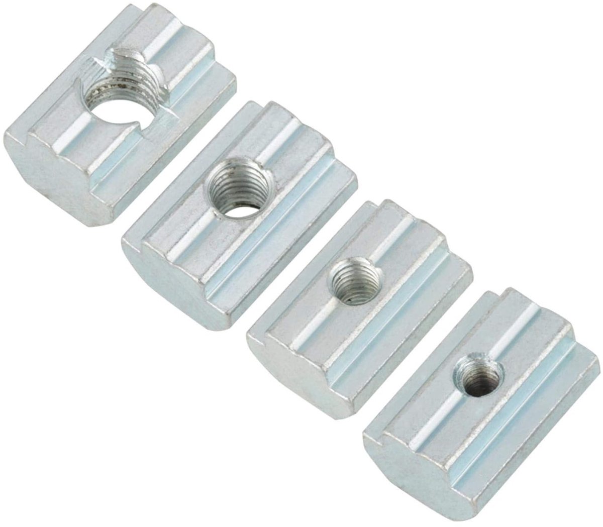 20 stks T-slot Moeren Hamerkop Moer M3 M4 M5 M8 Hamerkop Bevestiging Moer voor Aluminium Profiel Accessoires(National standard slider nut 40 type M8)