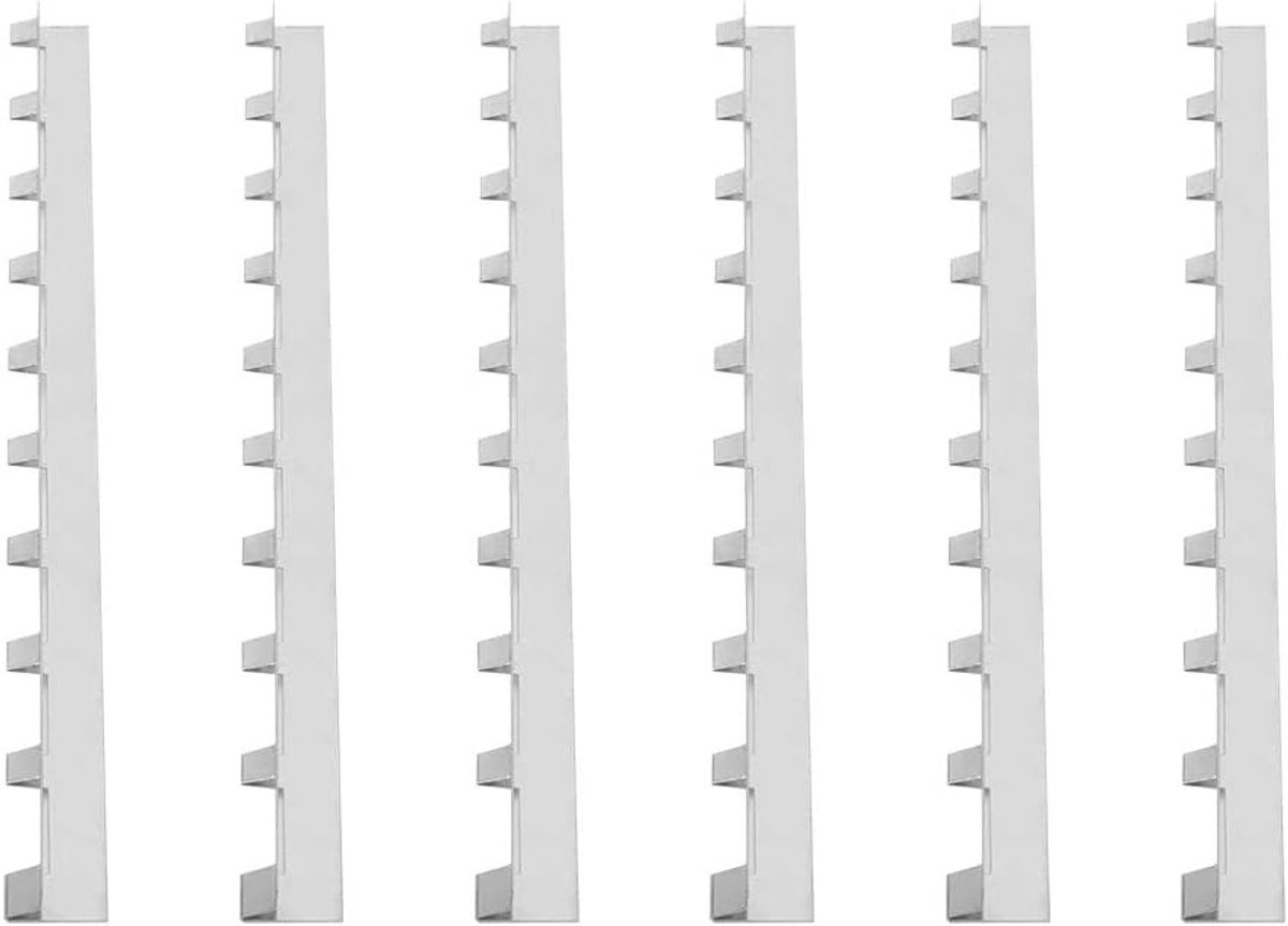 6Pcs Bijenkorf Frame Spacers, Duurzaam Metalen Strips Bee Hive Box Spacing Tool Metalen Bijenkorf Frame Strips Spacers Imker Bijenteelt Tool Apparatuur