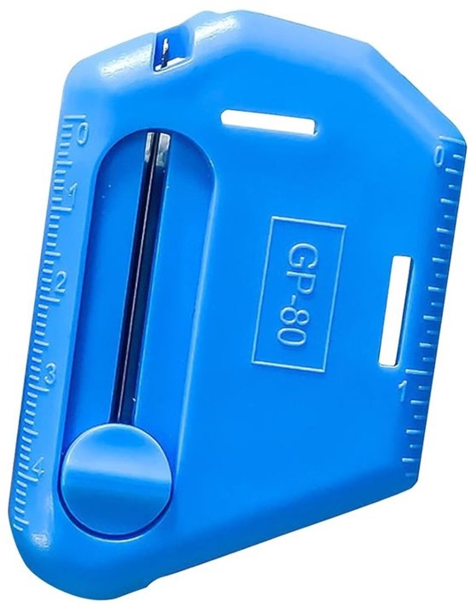 Naaimachine Gids - Naaivoet Naaigids - Nauwkeurig Naaien - Magnetische Bevestiging - 6.6x4.4 cm - Blauw