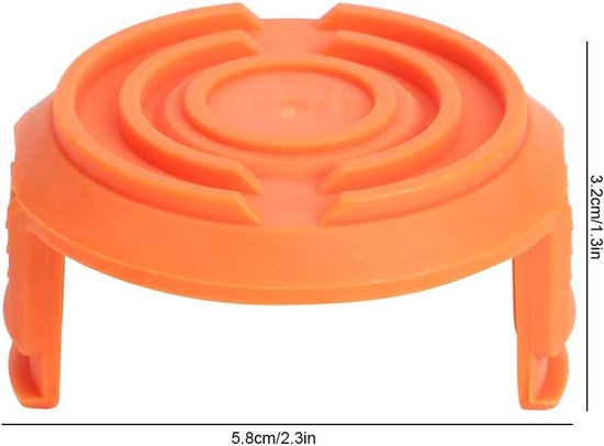 5 Stks Vervangende Plastic Kleine Strimmer Spool Cap Spares Cover Edger Spool Cap Gras Elektrische String Trimmer Decker Cover Deel Compatibel met Wa0010 Trimmers — afbeelding 2