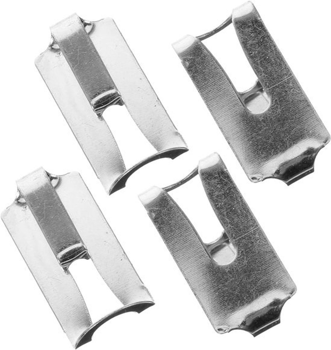 Vinyl Plaatclips - Platenspeler Adapter - Vinyl Luisteren - Universele Compatibiliteit - 2.6 cm - Zilver