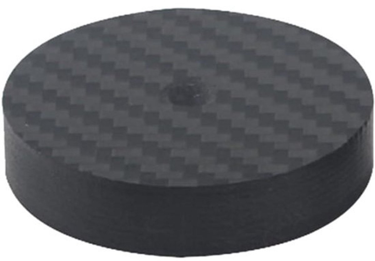 Speaker Isolatie - Trillingsdempers - Audio Verbeteren - Koolstofvezel Constructie - 40x10mm - Zwart
