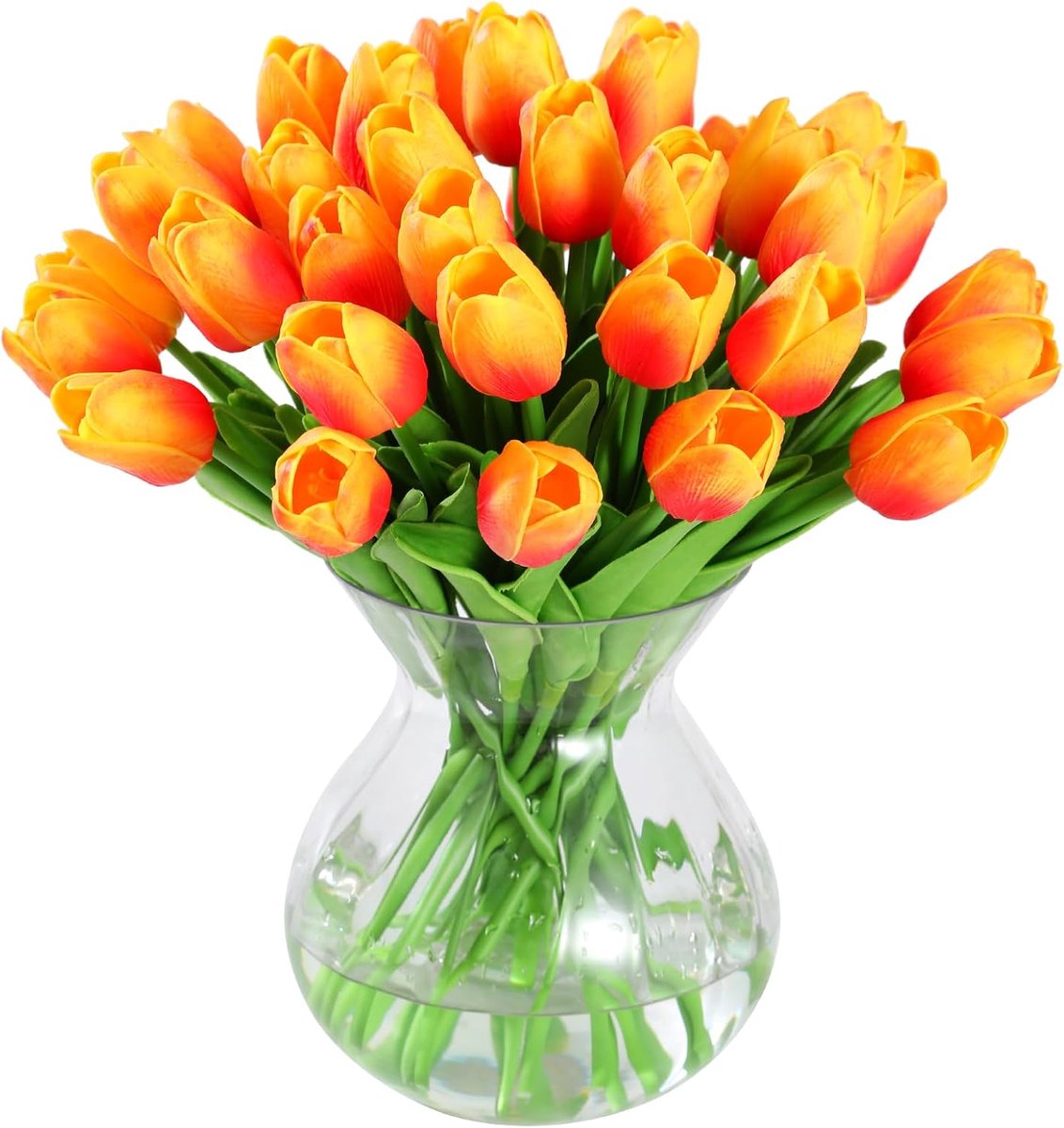 Dailygoods- Neptulpen 20 Stuks - Kunstbloemen Boeket - Kunstmatige Tulpen - Milieuvriendelijk - Allergievriendelijk - Lang Houdbaar