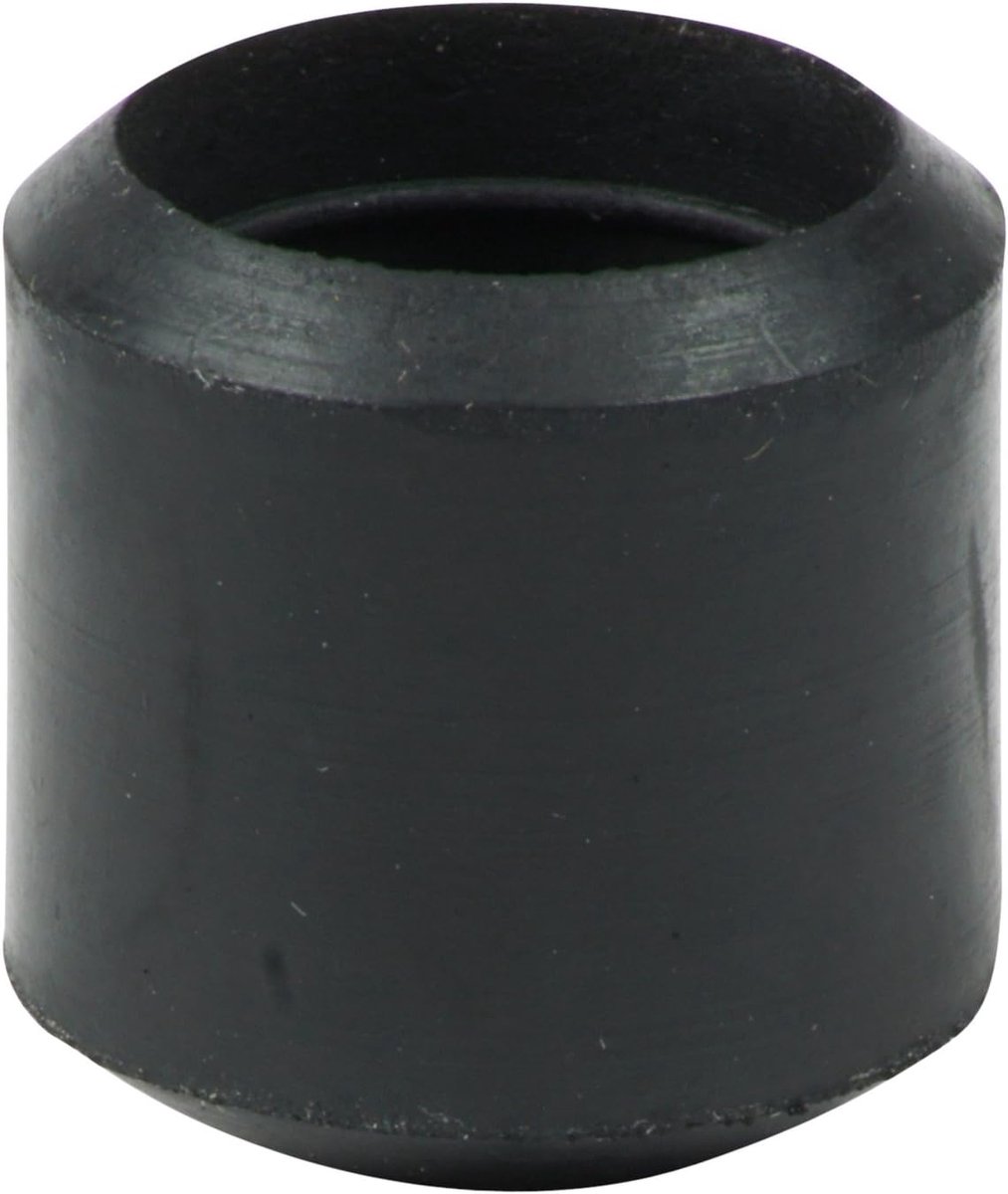 Dailygoods- Rubber Einddoppen 25 mm - Antislip Hulzen - Meubel Voetjes - Stoppers voor Stoelen/Tafels - Verpakking van 4 - Veiligheidswaarschuwing - M
