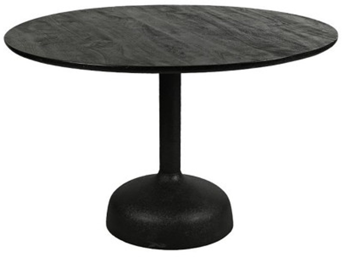 Tower Living Elba dining table 120x120x76 KD black Zwart