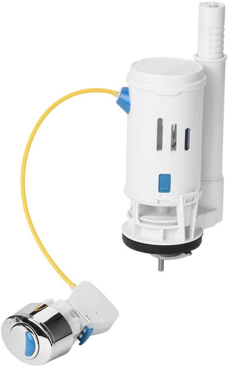 Toilet Drain Valve with Button, Quick to Flush and Dual Drain, Water-saving Drain Valve for One Piece Toilet, Two Piece Toilet (1#)