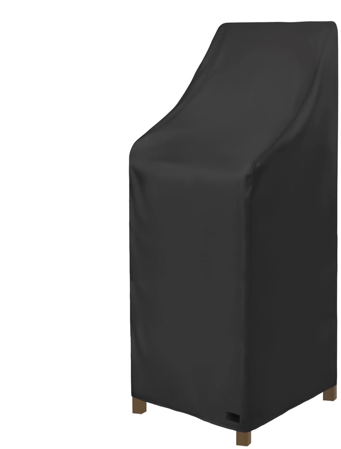 Famanu Waterdichte Oxford tuinstoelhoes, UV-bestendig, met verstelbare sluiting en ademend ontwerp, perfect voor stoelen tot 65 cm hoog, biedt betrouwbare bescherming voor je tuinmeubelen wit