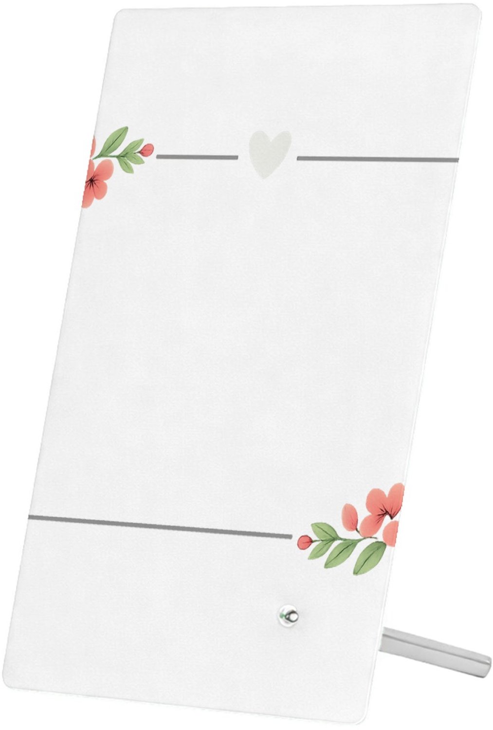 Mr Cadeautjes Glasframe 11 x 16 - design Een zacht troostontwerp rond een andere emotionele boodschap | cadeau Wit