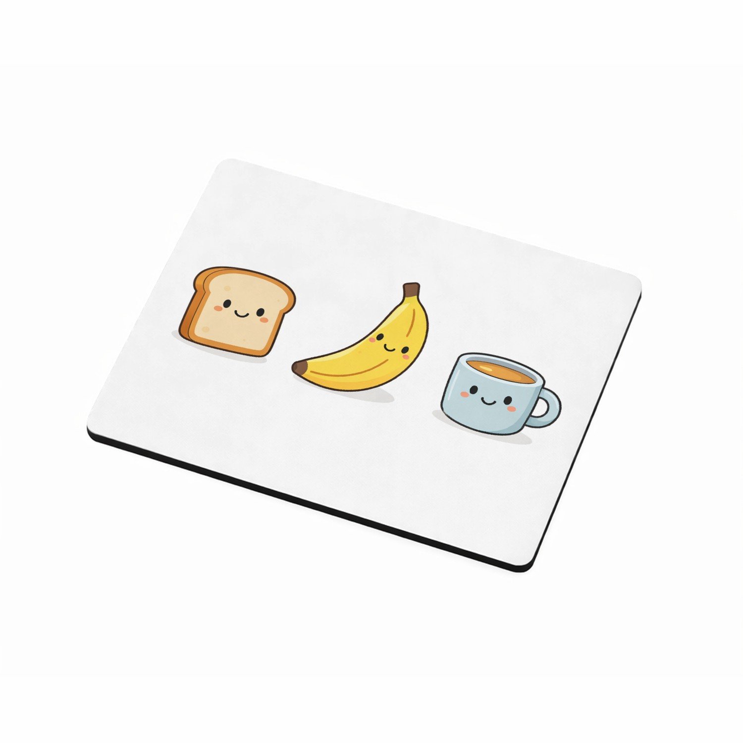 Mr Cadeautjes MDF magnetische fotolijst 9 x 7 - design Rustige ontbijtprint met een speelse centrale boodschap en d | cadeau Wit