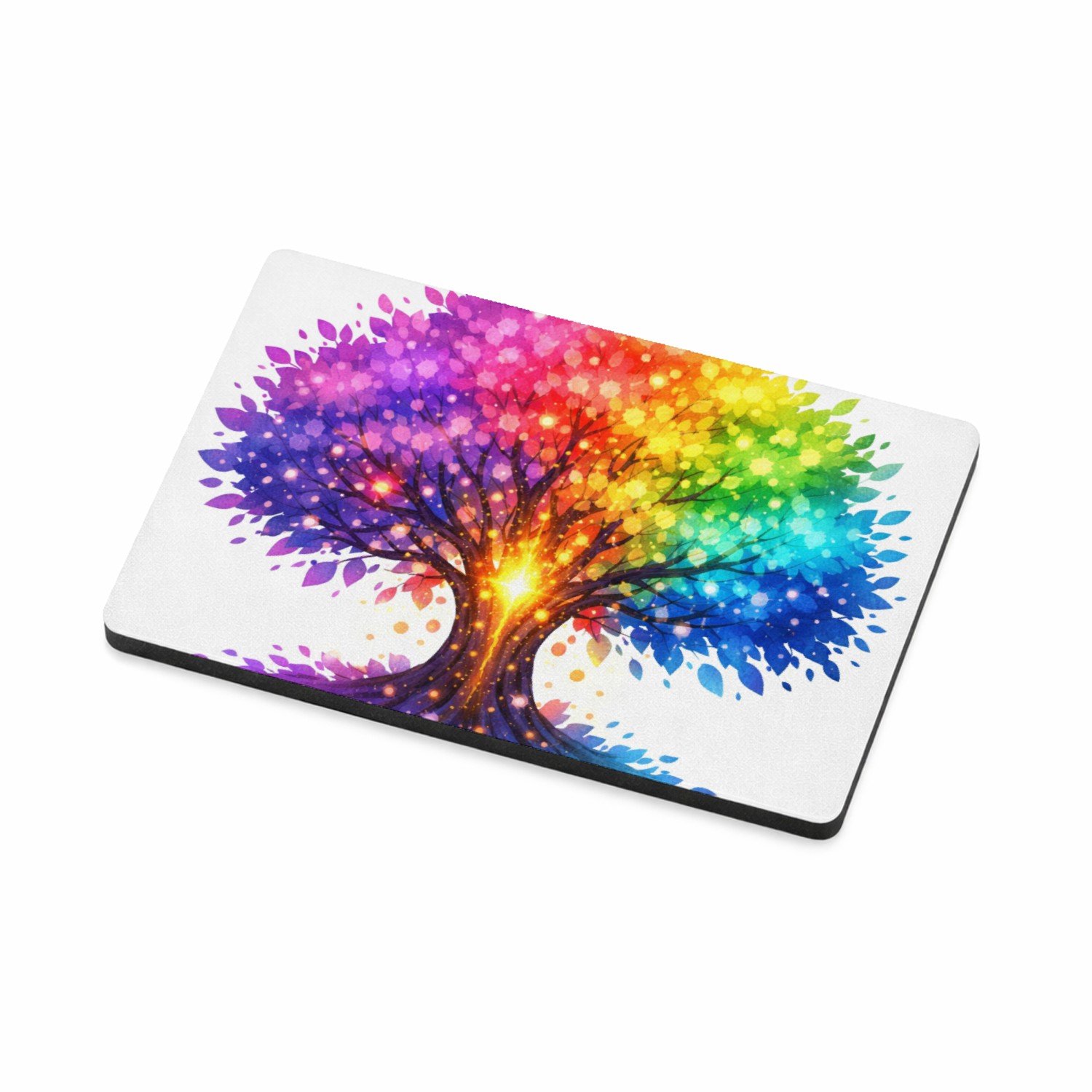 Mr Cadeautjes MDF magnetische fotolijst 7,5 x 5 - design Een fantasierijke vlindercompositie waarin één grote vlinder | cadeau Wit