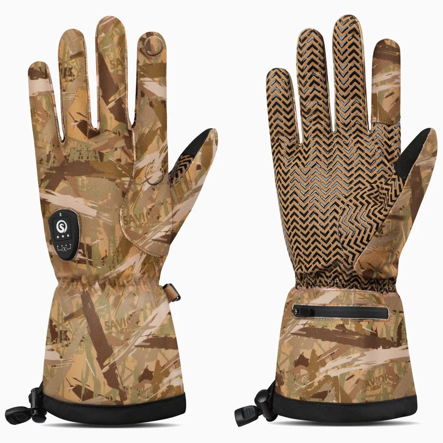 Savior Heat Verwarmde Jachthandschoenen – Waterdicht Winddicht – /Camouflage – /L Bruin