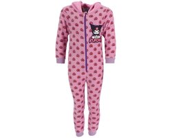 Kuromi Onesie - Maat 122/128 - Coral fleece - Pyjama - Paars