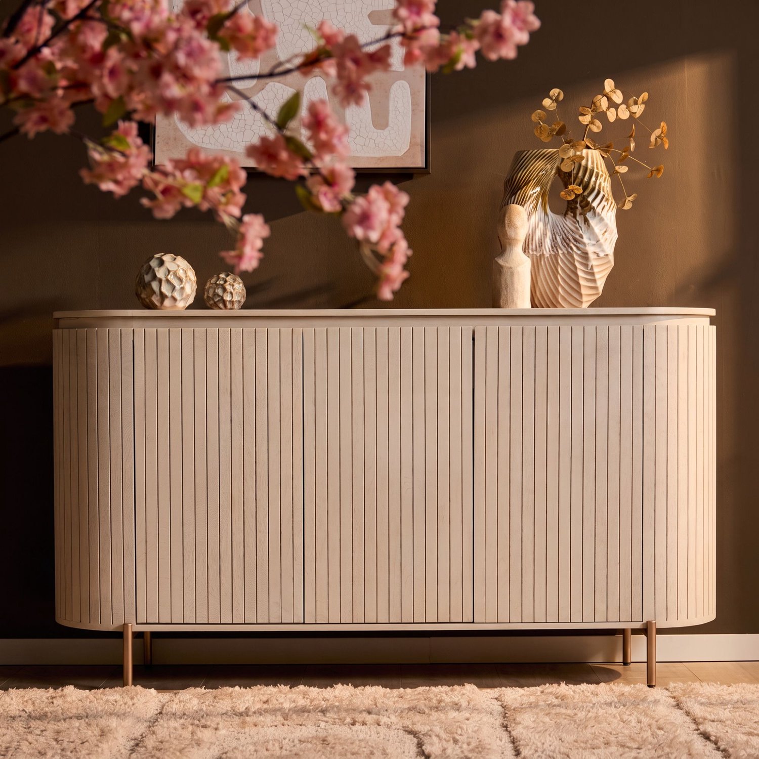 Starfurn Dressoir Solana Zand - Beige - 45x165x90 cm
