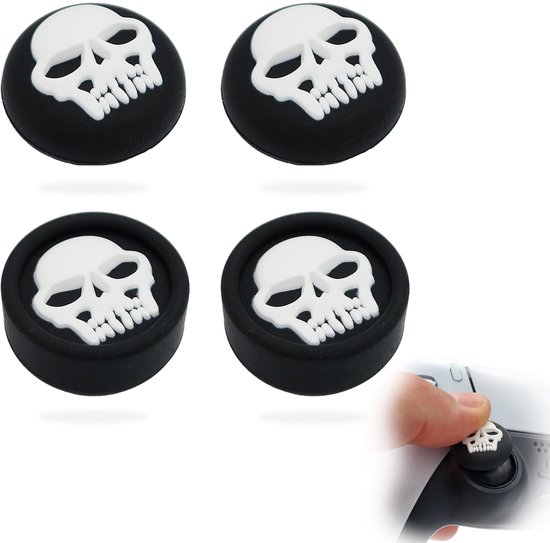 4 Thumbstick Grip Caps – Universele Siliconen Controller Covers – Verbeterde Grip, Precisie & Bescherming – Anti-Slip Joystick Accessoires Voor Alle Moderne Game Controller