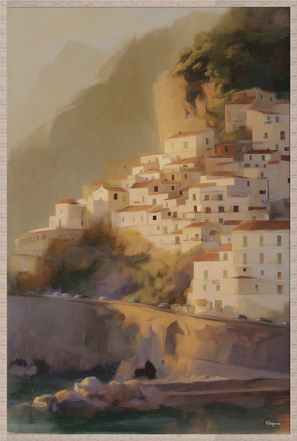 WANDKRAFT Where the Sun lingers - 40x60 cm Multi