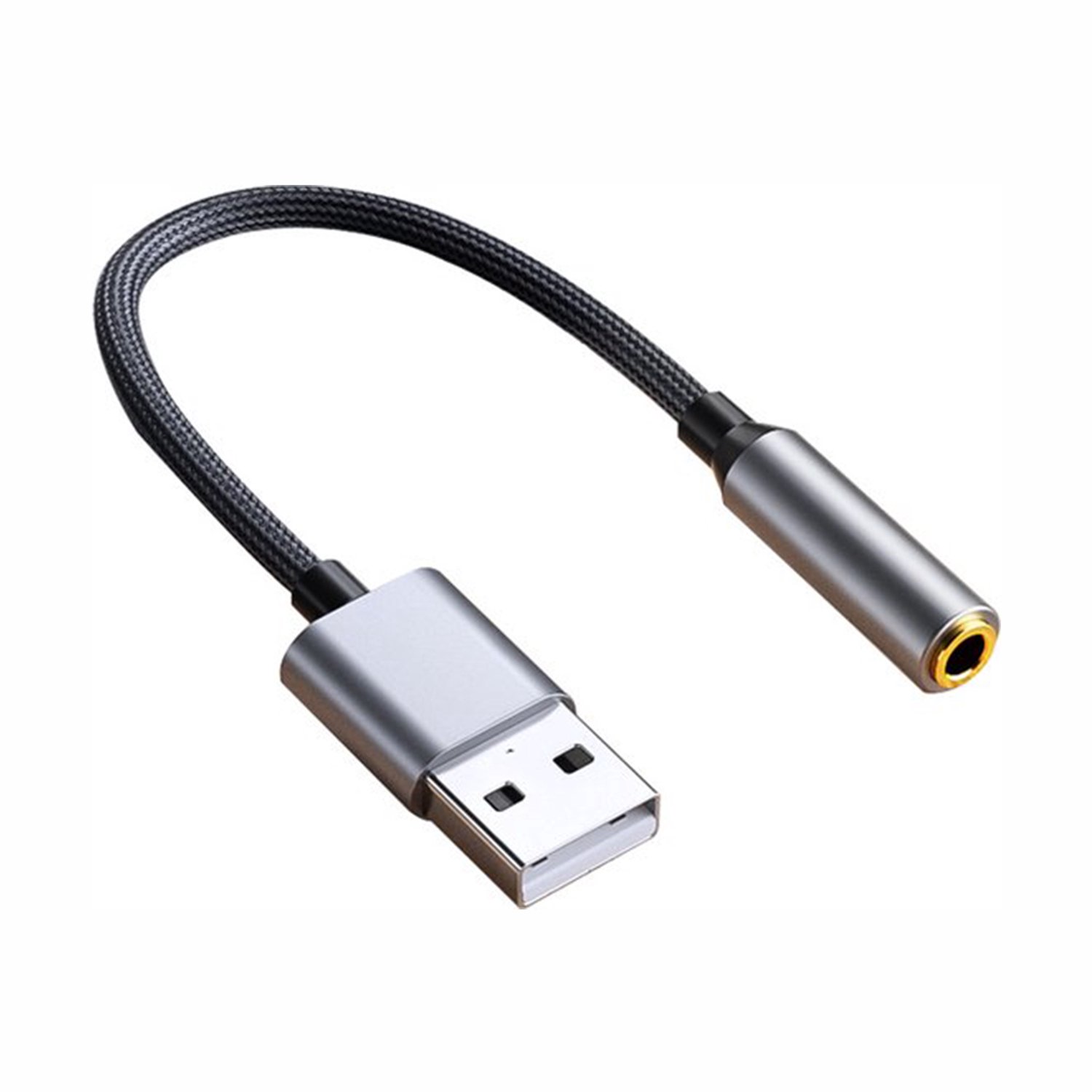 Garpex® Externe USB 5.1 Geluidskaart - USB-A naar 3.5 mm AUX Audio Adapter - 3D Sound Card