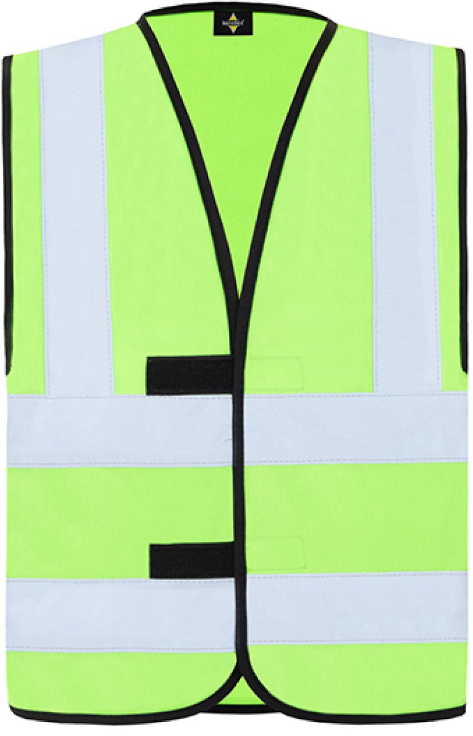 Korntex Hi-Vis Safety Vest With 4 Reflective Stripes Hannover KX140 - Lime Green - XXL