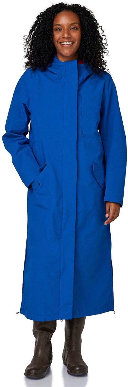 Happy Rainy Days Lange Regenjas Dames PARIS Kobalt Blauw