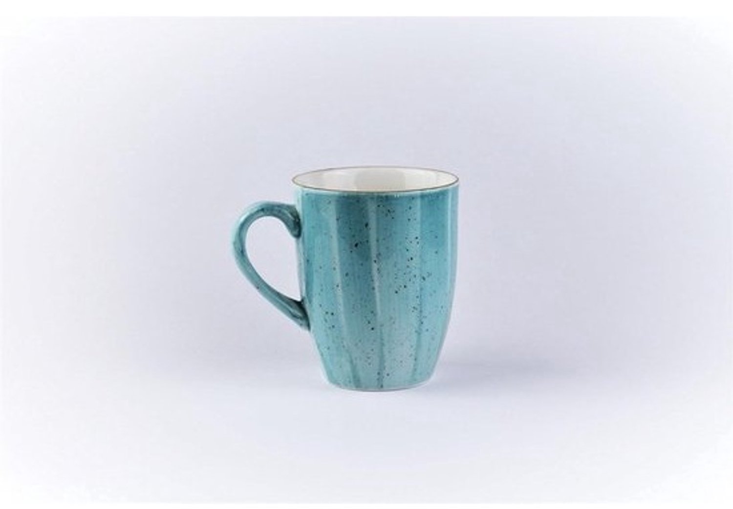 Porseleinen koffiemok - Cappuccinokop - Voor warme dranken - Horecakwaliteit - 330ml - Turkoois