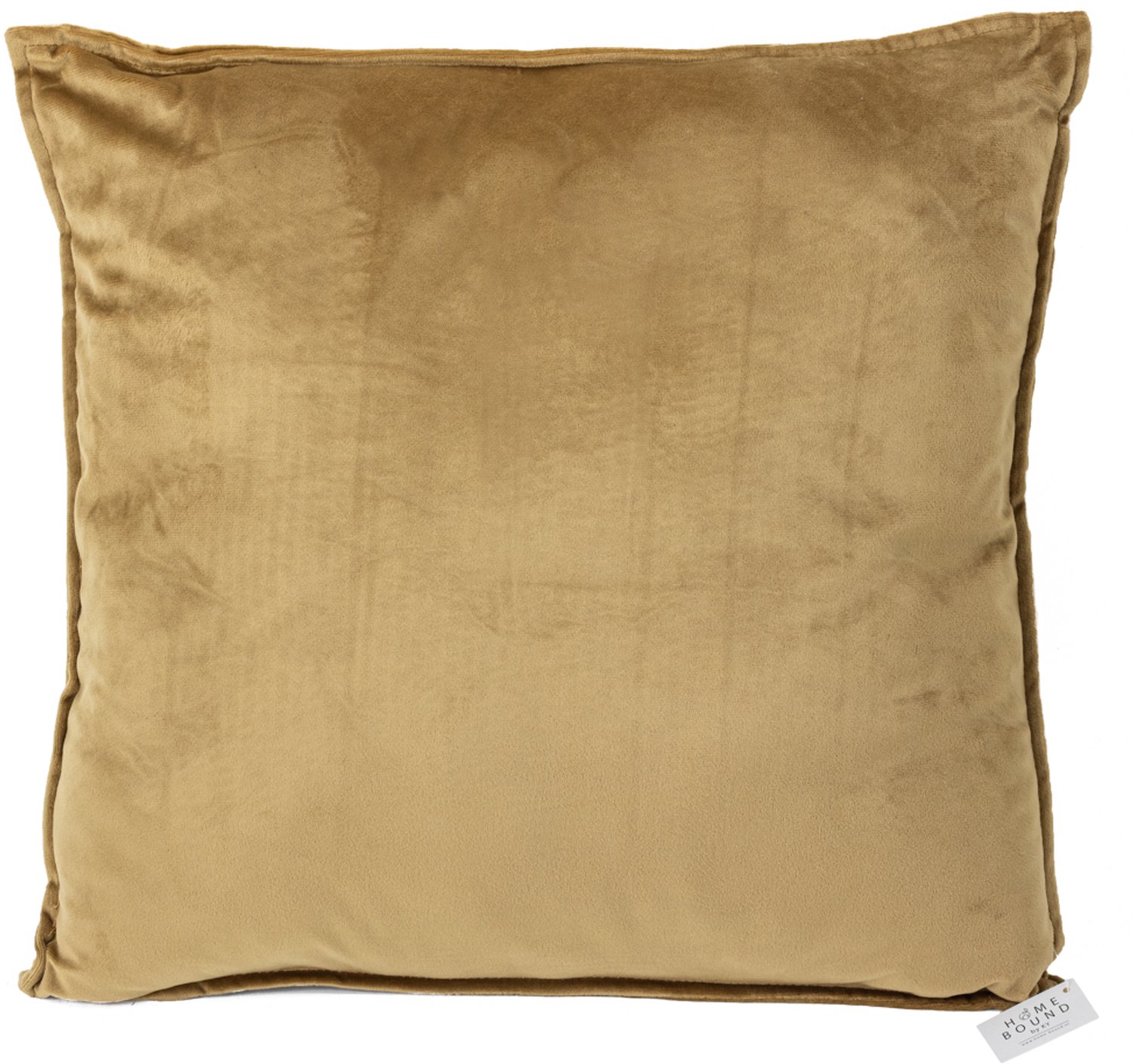 homebound by ky Sierkussen - Kussen Velvet Vierkant Goud