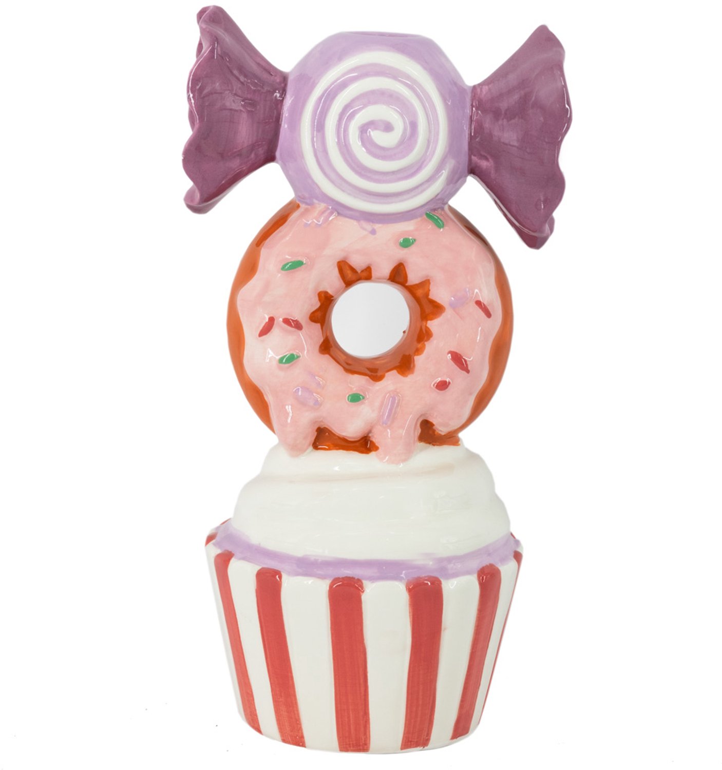 Homebound by Kolony Aardewerk kaarsenstandaard candy Multi