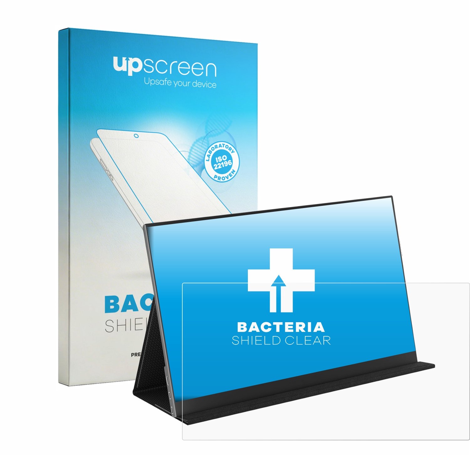 upscreen - Screenprotector voor HONGO P156A06 - Folie Beschermfolie transparant antibacterieel