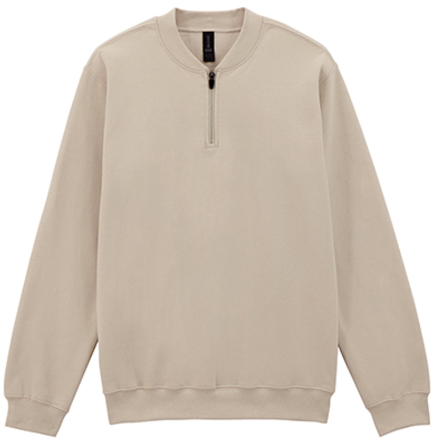 Gildan Softstyle® Midweight Adult Fleece 1/4 Zip Sweatshirt Sand XXL Creme