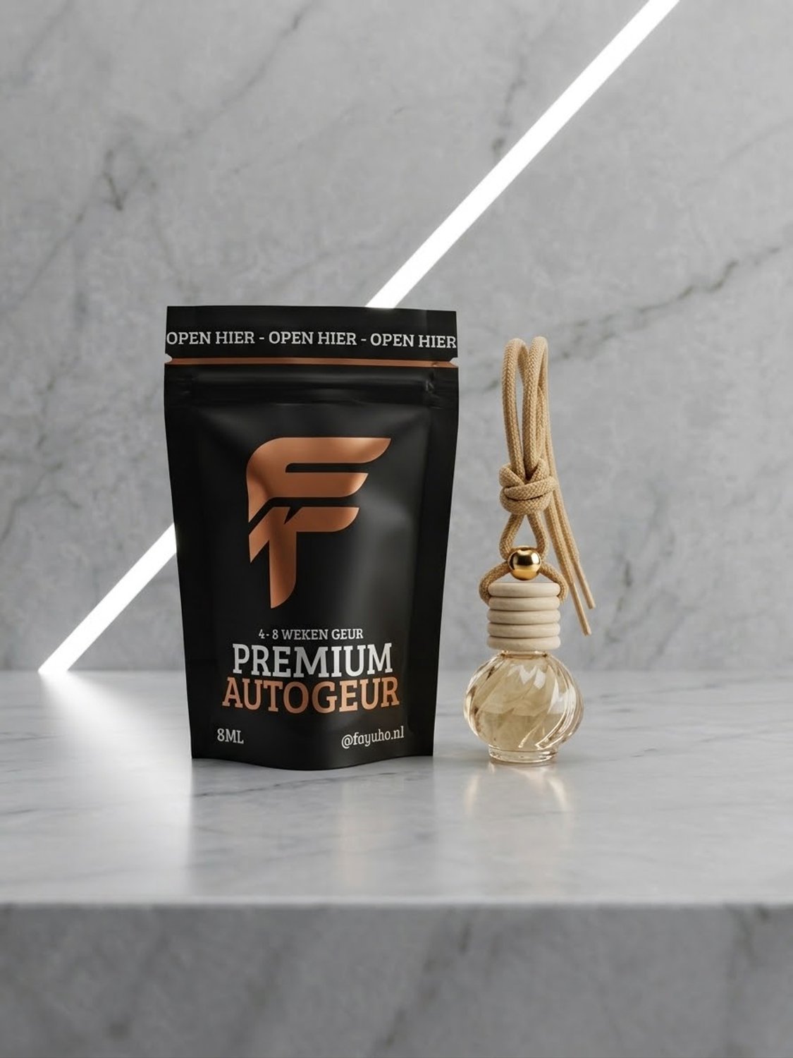 FAYUHO Luxe Autoparfum Hanger - Libra - Autogeurtje