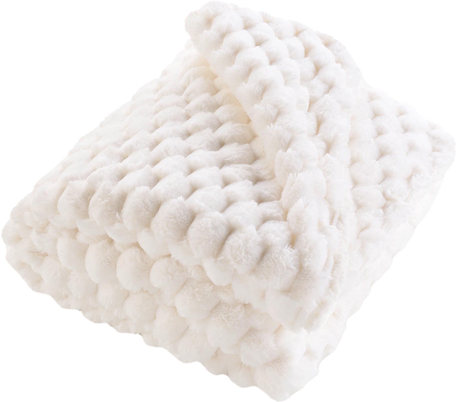Douceur d'intérieur - Gequiltde deken van pluche materiaal, FROSTY
