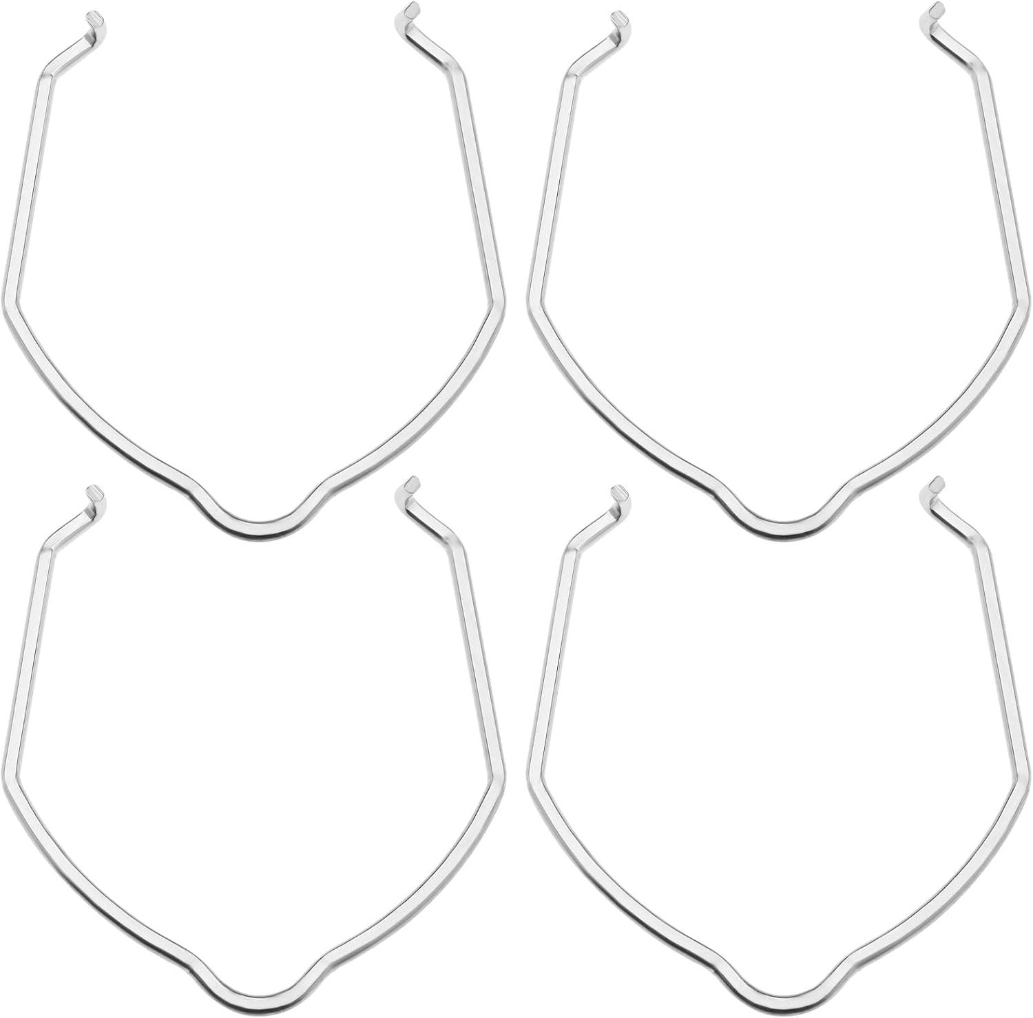 Auto slang pijp behoud clips 4 stks - roestvrij staal - compatibel met Audi en SEAT - duurzame bevestiging - m-winkel