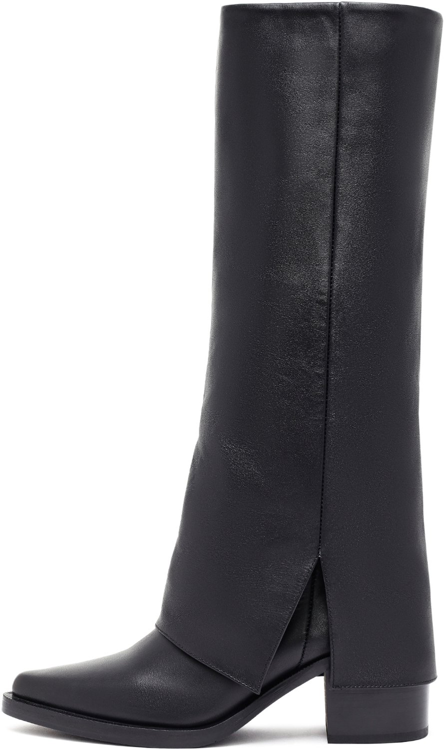 DERIMOD Heeled Boots Leather Heeled Boots