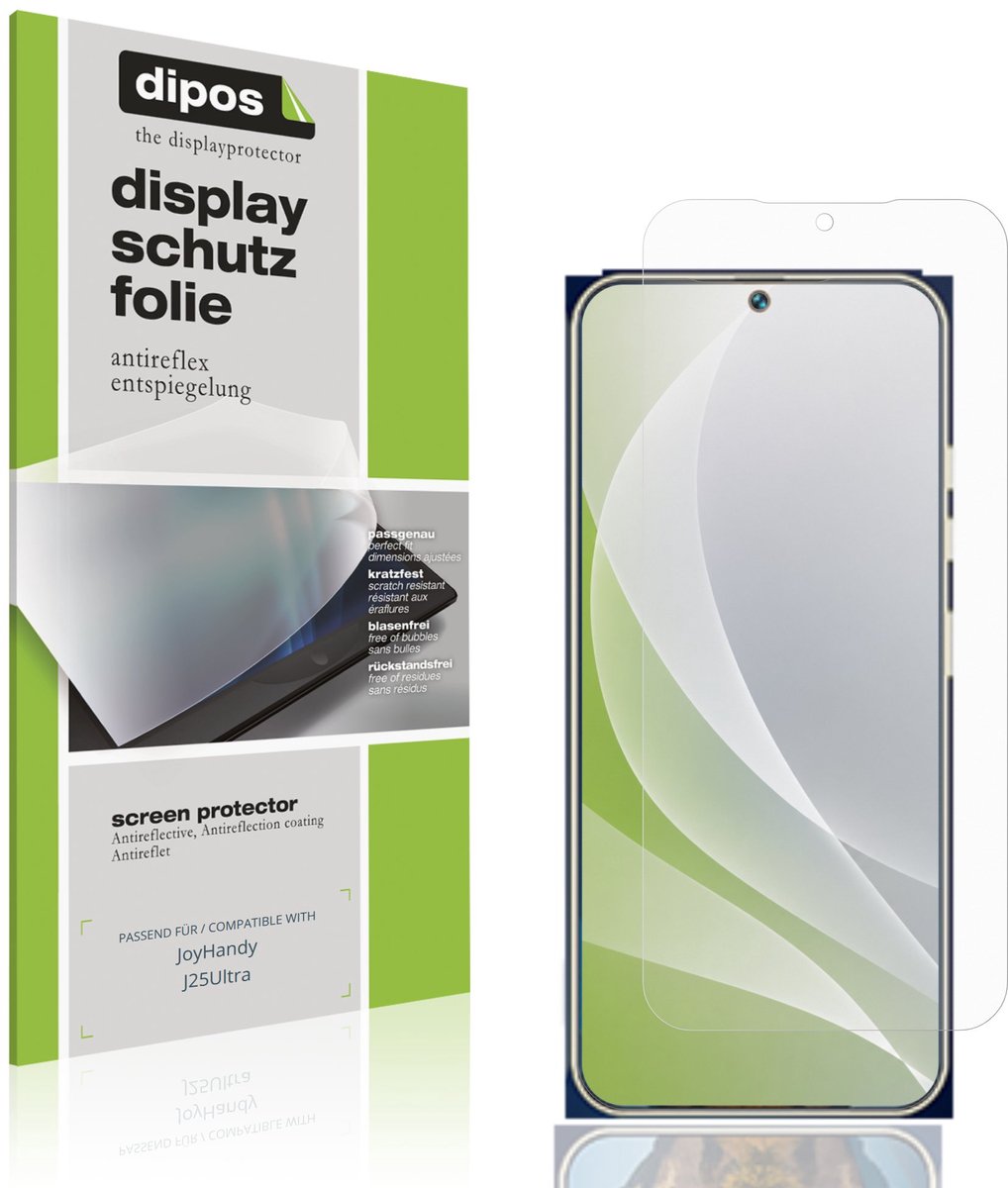 dipos – 4x Matte Beschermfolie geschikt voor JoyHandy J25 Ultra | Krasbestendige & antireflecterende Screenprotector Ultra-Thin
