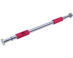 Umbro Pull-Up Bar - Optrekstang - Max.100 KG - Verstelbaar 62 tot 100 CM - Wand en Deurpost Montage 62-85 CM - Foam Handgrepen