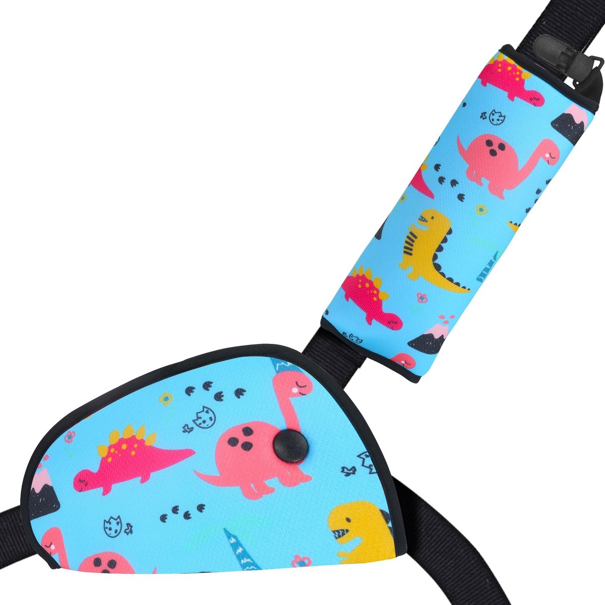 Elzusha - Kinderen Veiligheidsgordel Pads met Antislip Clip