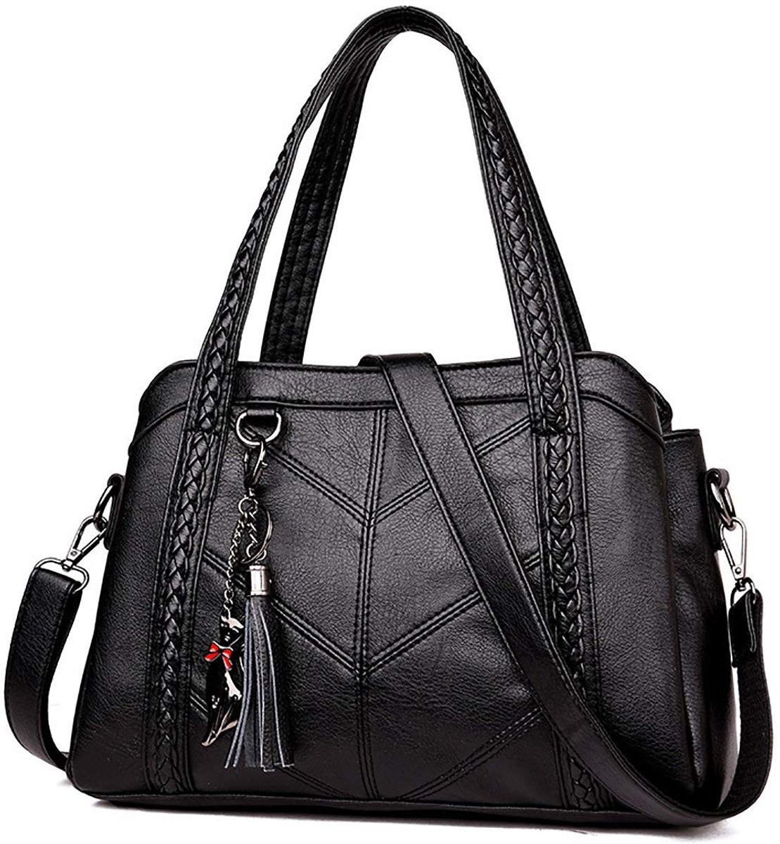 Elzusha - Dames Hobo Handtas van PU Leer