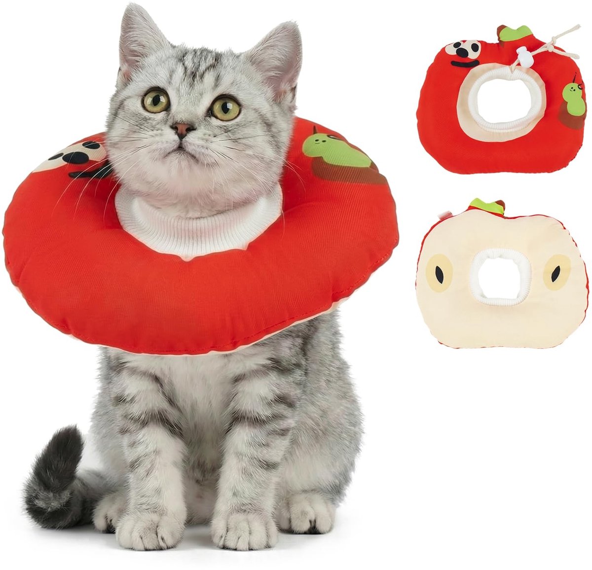 Elzusha - Zachte Donut Halsband voor Katten na Chirurgie, Waterdicht en Comfortabel