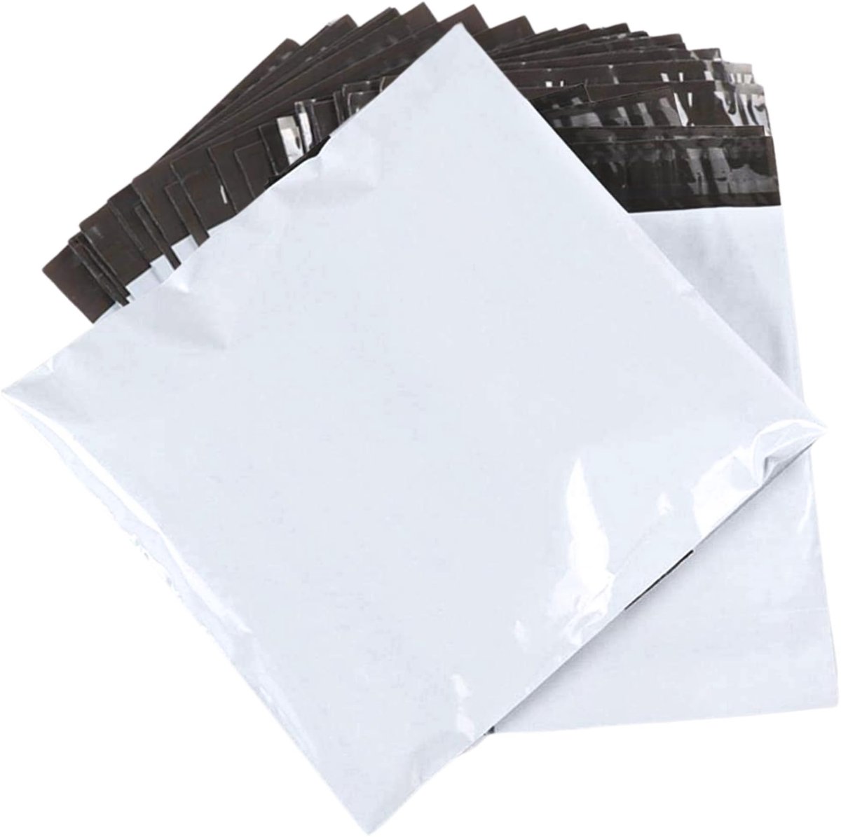 Elzusha - Plastic verzendzakken - 40 x 55 cm - 100 stuks met zelfklevende sluiting