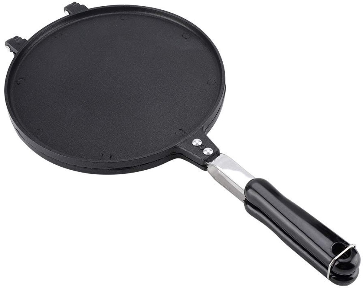 Elzusha - Wafelijzer voor Wafelpunten - Dubbelzijdig en anti-aanbak