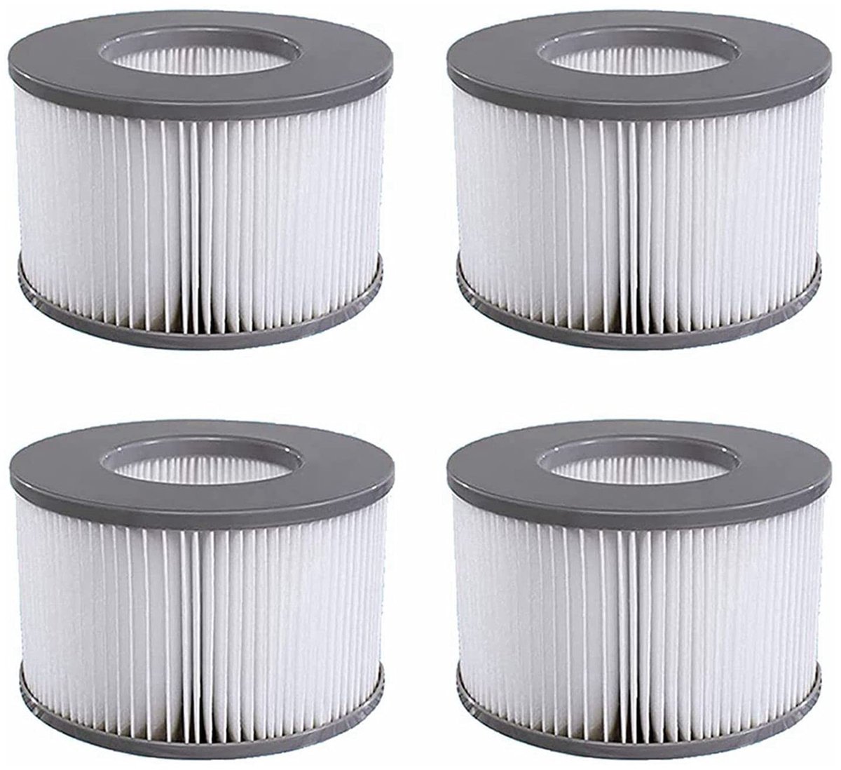 Elzusha - Filterpatroon voor Whirlpool, 4 Stuks