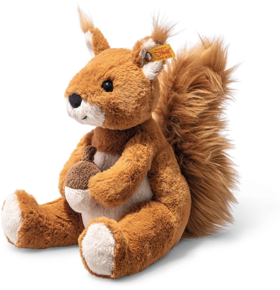 Elzusha - Pluche Eekhoorn Phil - 20 cm Gemaakt van Veilig Materiaal