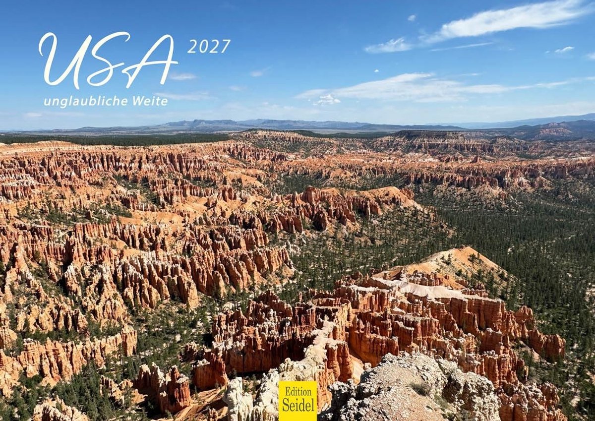 Elzusha - Wandkalender USA 2027 - Natuur en nationale parken A4